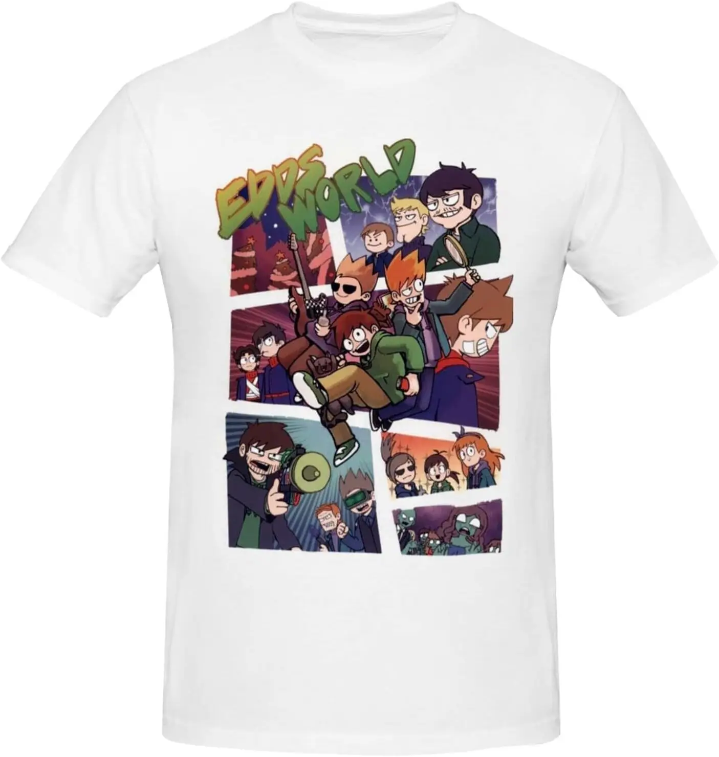 Футболка Eddsworld Мужская Летняя Повседневная футболка с коротким рукавом высокое