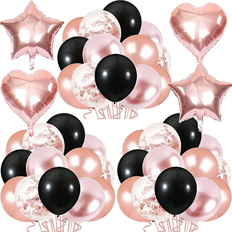 64pcs Rose Gold Balloon Set Confetti Latex Balloon Girl Boy Birthday Wedding Christmas Party Decoration Baby Shower Gift
64pcs Rose Gold Balloon Set Confetti Latex Balloon Girl Boy Birthday Wedding Christmas Party Decoration Baby Shower Gift