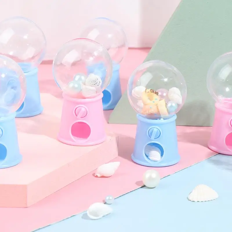 

12pcs Machine Candy Gumball Dispenser Mini Kids Catchergum Bubble Party Claw Vending Grabbing Box Favor Easter Jelly Grabber