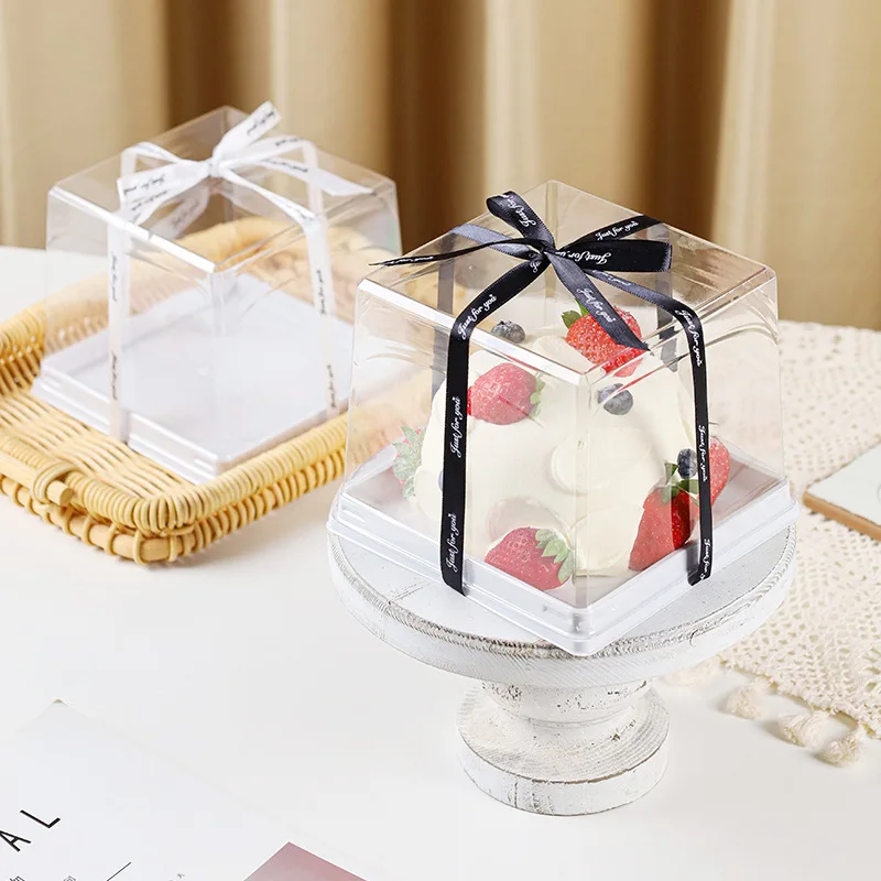 25Pcs 4 Inch Transparent Cake Box Plastic Cake Boxes And Packaging Clear Cupcake Muffin Square Holder Case Wedding Box
25Pcs 4 Inch Transparent Cake Box Plastic Cake Boxes And Packaging Clear Cupcake Muffin Square Holder Case Wedding Box