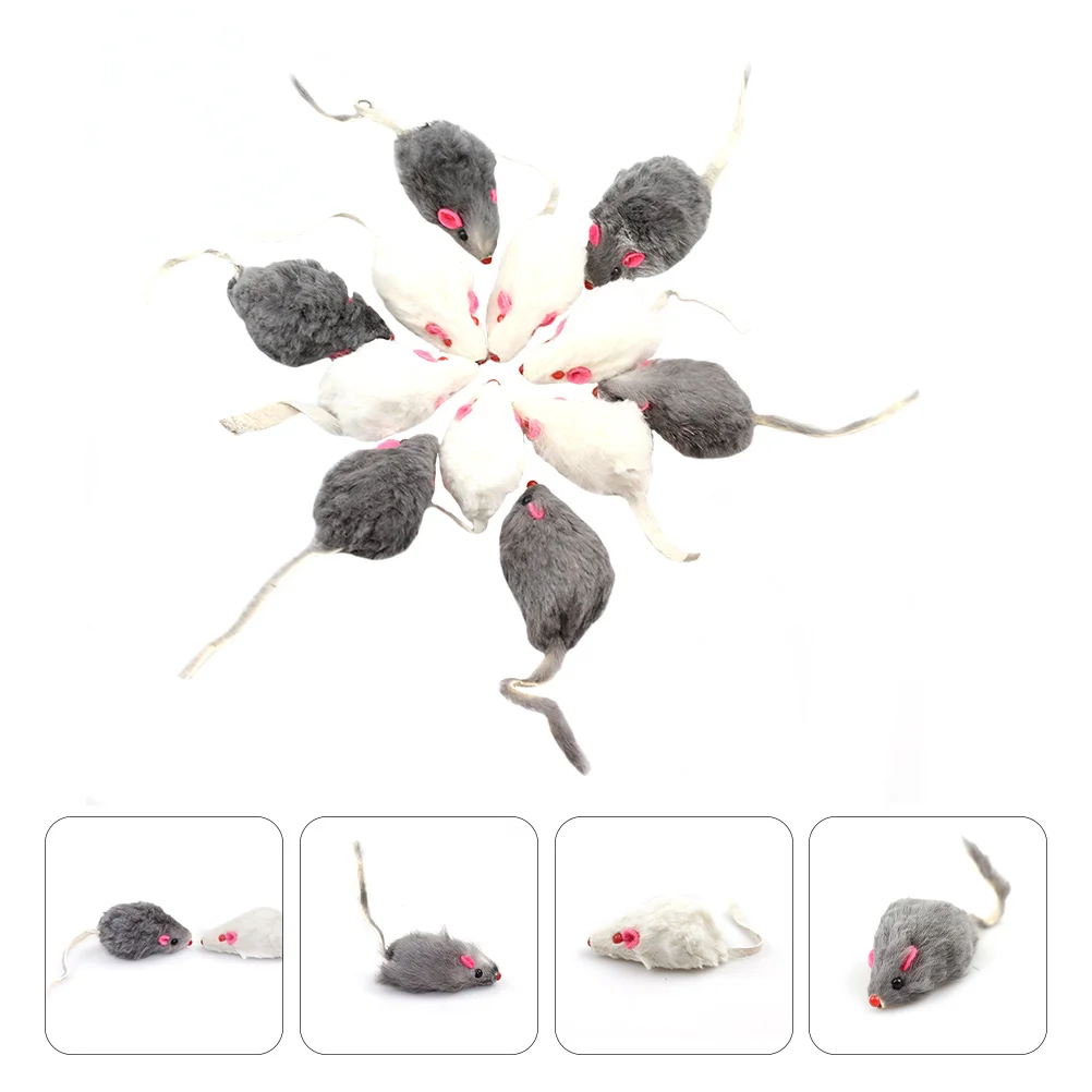 12 Pcs Mouse Toy Pet Plaything Supplies Imitation Rabbit Cat Teasing Kitten Interactive For cats
12 Pcs Mouse Toy Pet Plaything Supplies Imitation Rabbit Cat Teasing Kitten Interactive For cats