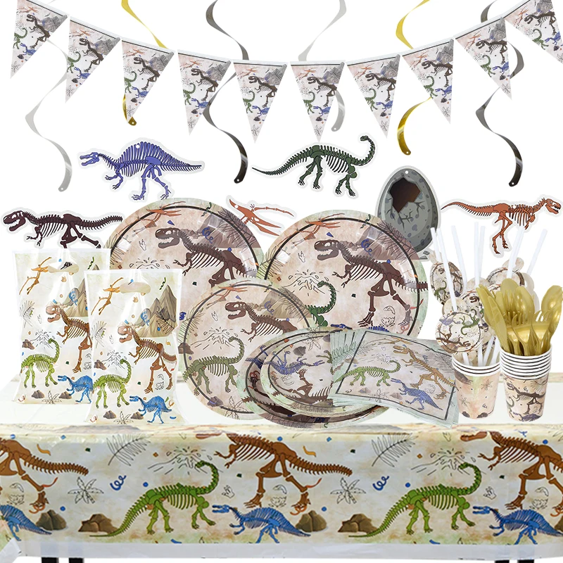 Dinosaur Theme Birthday Party Decoation Tableware Paper Plate Cup Napkin Bunting Banner Supplies For Boys Kids Baby Shower Favor
Dinosaur Theme Birthday Party Decoation Tableware Paper Plate Cup Napkin Bunting Banner Supplies For Boys Kids Baby Shower Favor