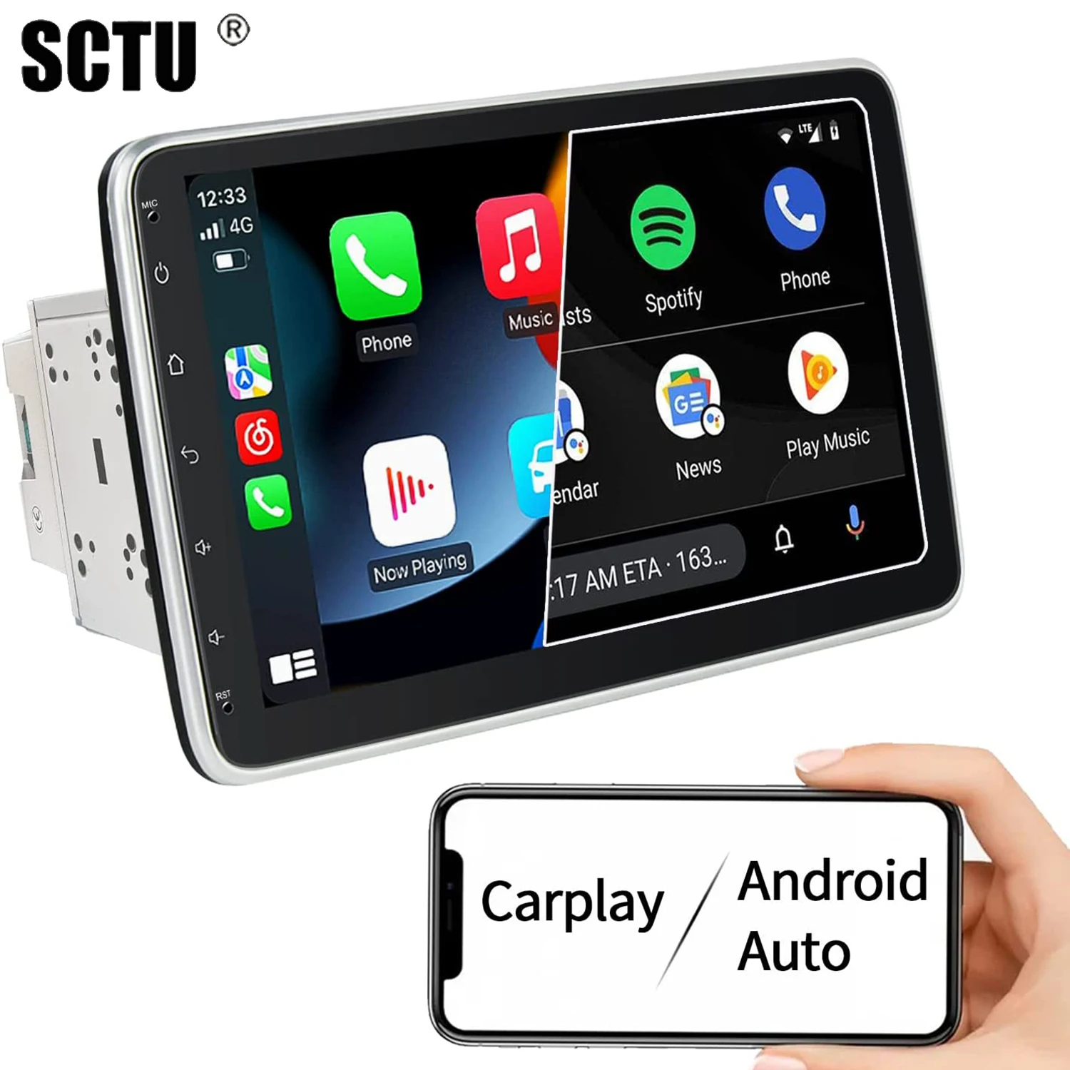 Универсальная Автомагнитола Carplay, 2 Din, 10,2 дюйма, Android, 4 + 64 ГБ, IPS, сенсорный экран, Wi-Fi, BT, FM, AM, RDS, GPS, навигация, DSP, 36EQ, USB
Универсальная Автомагнитола Carplay, 2 Din, 10,2 дюйма, Android, 4 + 64 ГБ, IPS, сенсорный экран, Wi-Fi, BT, FM, AM, RDS, GPS, навигация, DSP, 36EQ, USB