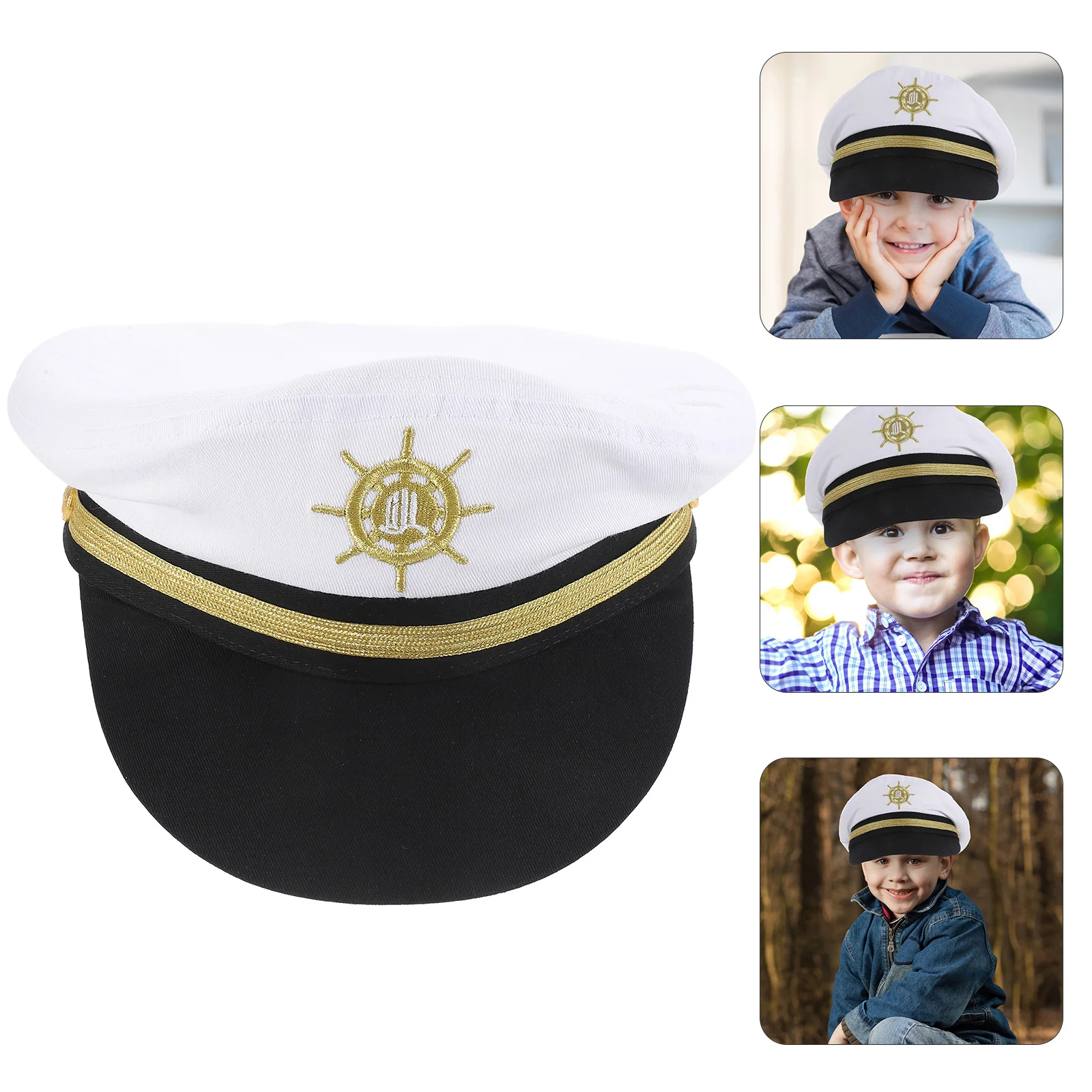 Navy Cap Sailor Boat Hat Captain Cosplay Hats Men Costume Party Decorative Clothing Accessories Caps
Navy Cap Sailor Boat Hat Captain Cosplay Hats Men Costume Party Decorative Clothing Accessories Caps