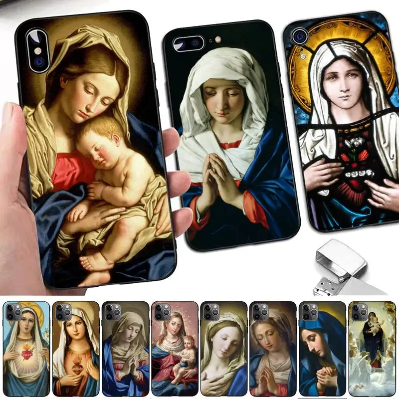 LVTLV Virgin Mary Phone Case for iPhone 11 12 13 mini pro XS MAX 8 7 6 6S Plus X 5S SE 2020 XR cover
LVTLV Virgin Mary Phone Case for iPhone 11 12 13 mini pro XS MAX 8 7 6 6S Plus X 5S SE 2020 XR cover