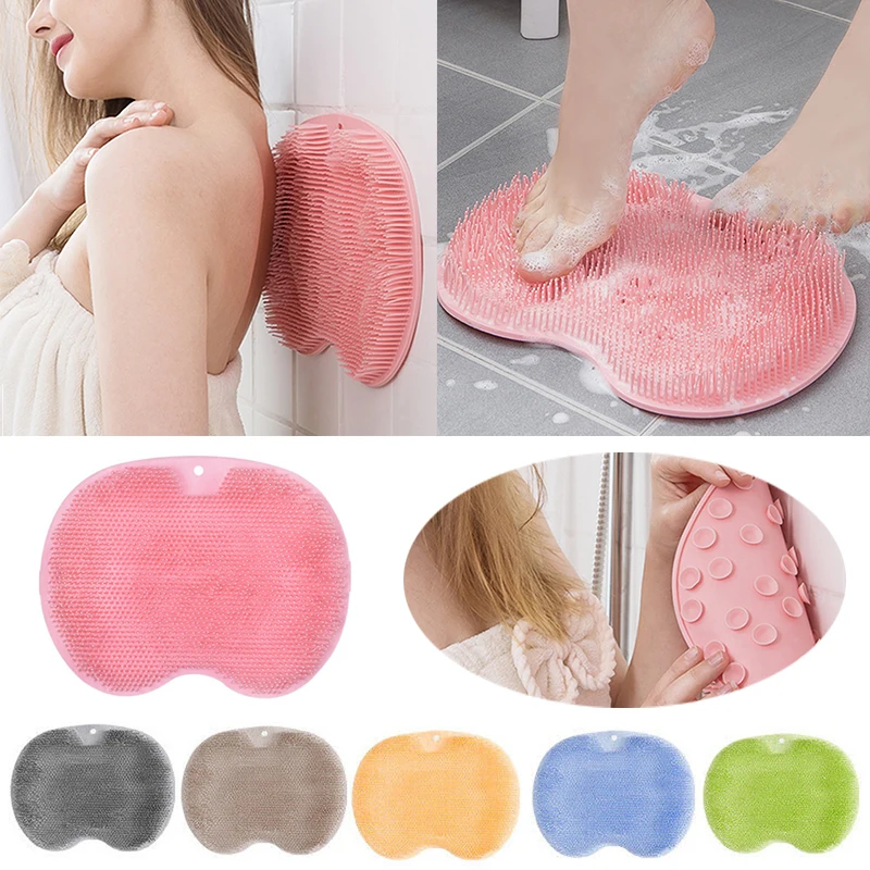 Body Exfoliating Bathroom Brush Silicone Bath Mat Skin Clean Non Slip Mat Foot Scrubber Back Massager Bath Scrub Pad
Body Exfoliating Bathroom Brush Silicone Bath Mat Skin Clean Non Slip Mat Foot Scrubber Back Massager Bath Scrub Pad