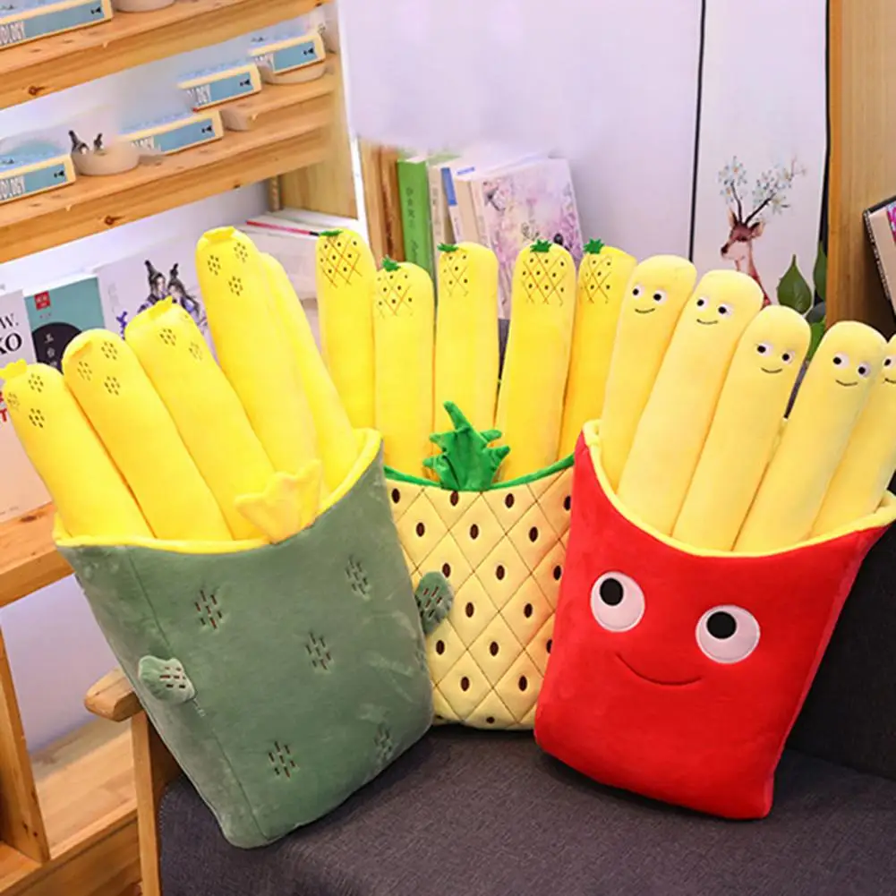 Exquisite Stuffed Doll Toy Bedroom Decoration Pillow Plush Fries Pillow Cozy Touch Ornament
Exquisite Stuffed Doll Toy Bedroom Decoration Pillow Plush Fries Pillow Cozy Touch Ornament