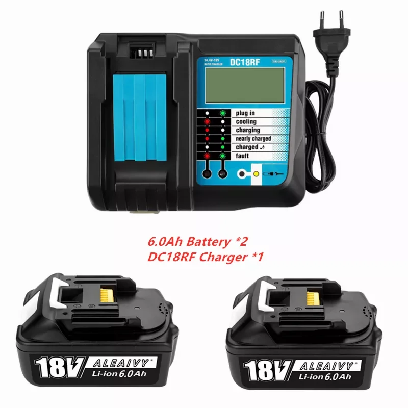 2023NEW Newest Rechargeable 6.0Ah Battery for Makita 18V Power Tool BL1860 BL1850 BL1840 6000mah Battery for makita 18v Replacem
2023NEW Newest Rechargeable 6.0Ah Battery for Makita 18V Power Tool BL1860 BL1850 BL1840 6000mah Battery for makita 18v Replacem
