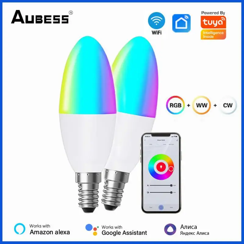 Tuya Smart WiFi Smart Light Bulb Adjustable Brightness RGB+W+C Dimmable Bulbs Smart Life APP Voice Control Via Alexa Google Home
Tuya Smart WiFi Smart Light Bulb Adjustable Brightness RGB+W+C Dimmable Bulbs Smart Life APP Voice Control Via Alexa Google Home