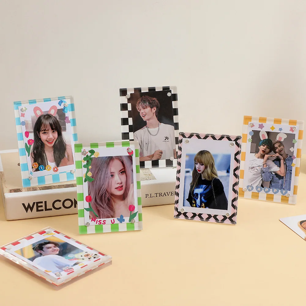 Yisuremia Новинка Kawaii 3 дюйма Kpop Idol фотокарты стенд держатель акриловая доска фотозащитные рукава Канцтовары
Yisuremia Новинка Kawaii 3 дюйма Kpop Idol фотокарты стенд держатель акриловая доска фотозащитные рукава Канцтовары