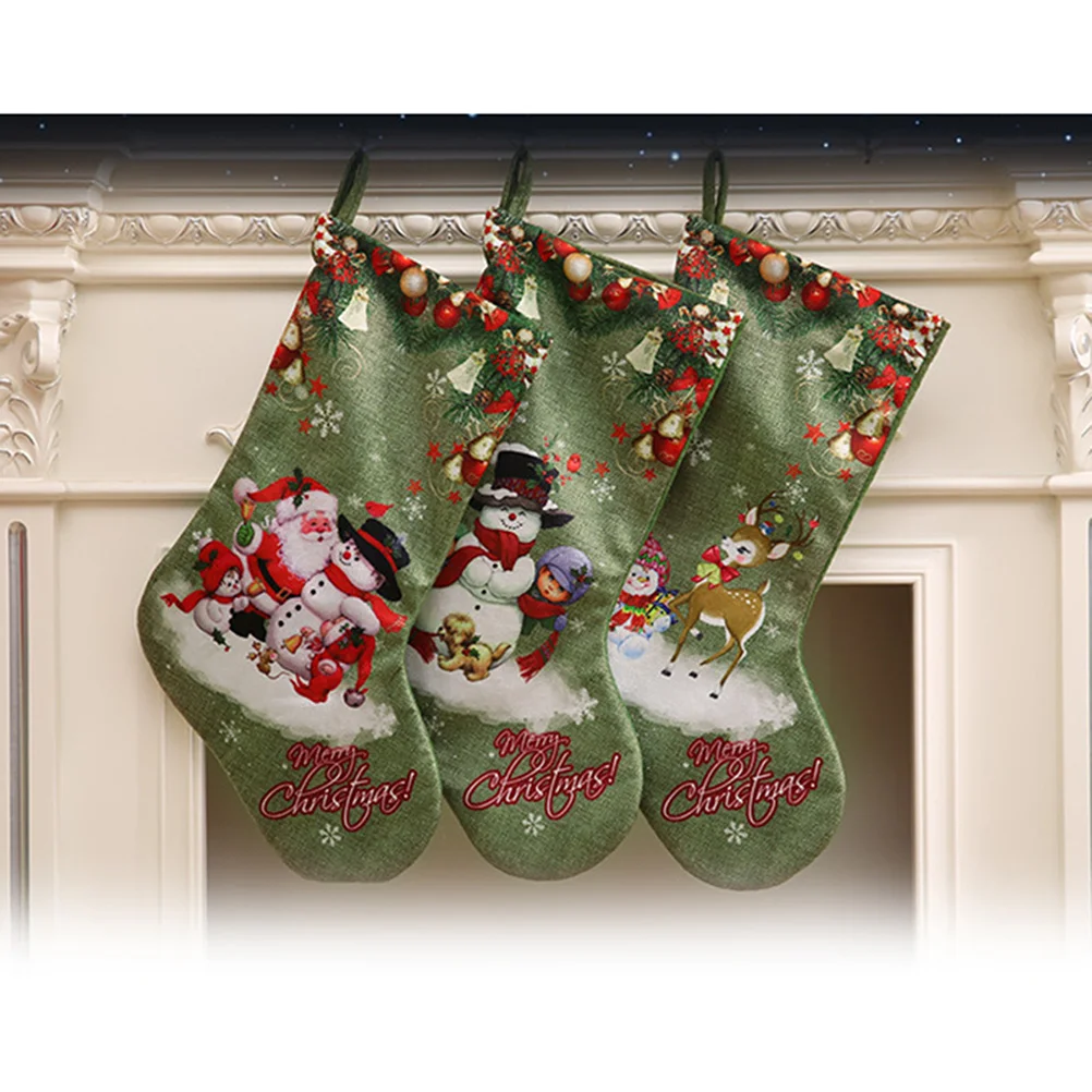 Christmas Stockings Socks Xmas Gift Bags Packing Container Socks Decoration for Tree Home Fireplace Indoor Outdoor, Green
Christmas Stockings Socks Xmas Gift Bags Packing Container Socks Decoration for Tree Home Fireplace Indoor Outdoor, Green