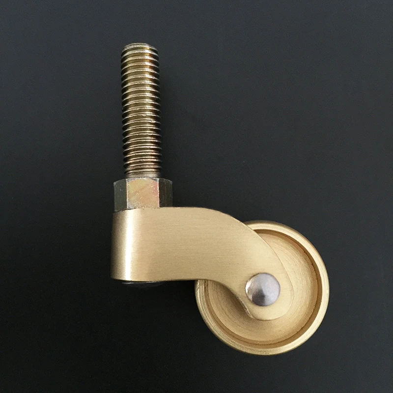 NEW 4PCS 1'' Solid Brass/Brass+Rubber Casters Table Chair Couch Cabinet Furniture Castors 360° Rotation Wheels Furniture Rollers
NEW 4PCS 1'' Solid Brass/Brass+Rubber Casters Table Chair Couch Cabinet Furniture Castors 360° Rotation Wheels Furniture Rollers