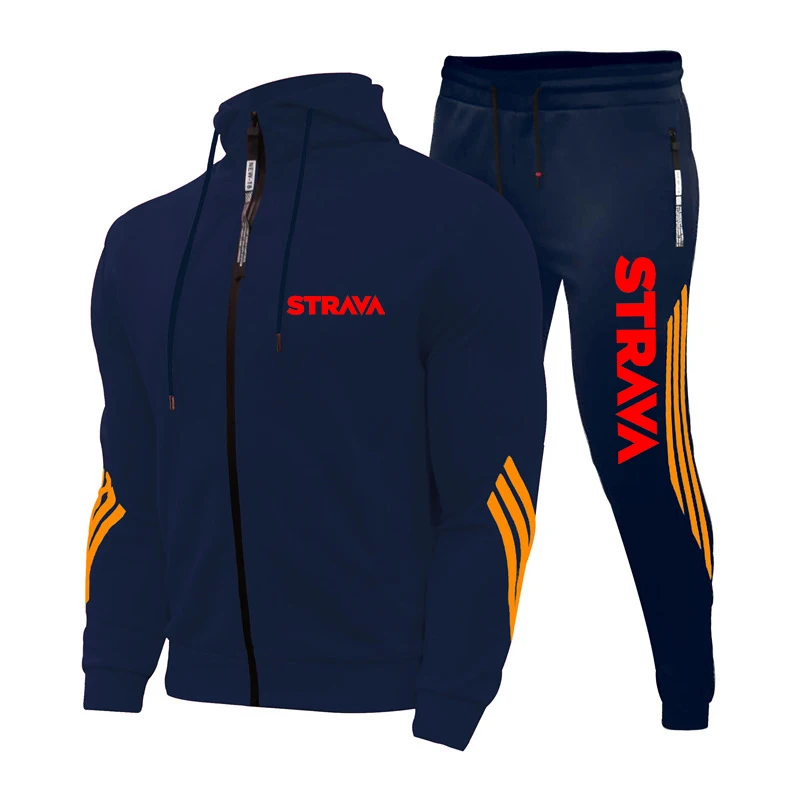 STRAVA Men's Sportswear Winter Zip Jogging Pants Set Windproof Motorcycle Clothing Printed Men's Colorful Suit Men's Hoodie Set
STRAVA Men's Sportswear Winter Zip Jogging Pants Set Windproof Motorcycle Clothing Printed Men's Colorful Suit Men's Hoodie Set