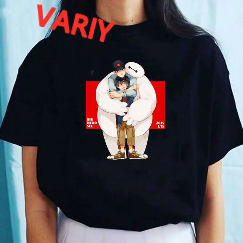 2022 New Disney Big Hero 6 Women's T-Shirt Baymax Summer Tops Harajuku Tshirt Female Oversized Short Sleeve Aesthetic Clothes
2022 New Disney Big Hero 6 Women's T-Shirt Baymax Summer Tops Harajuku Tshirt Female Oversized Short Sleeve Aesthetic Clothes