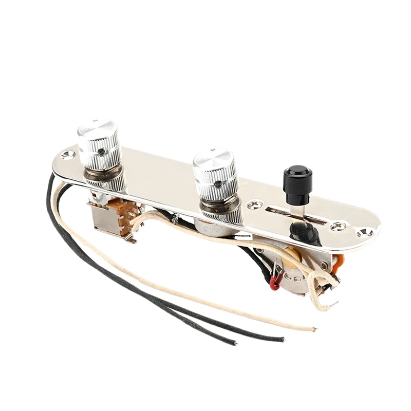 3 Way Wired Loaded Prewired Control Plate Harness Switch Knobs For TL Tele Telecaster Guitar Parts
3 Way Wired Loaded Prewired Control Plate Harness Switch Knobs For TL Tele Telecaster Guitar Parts