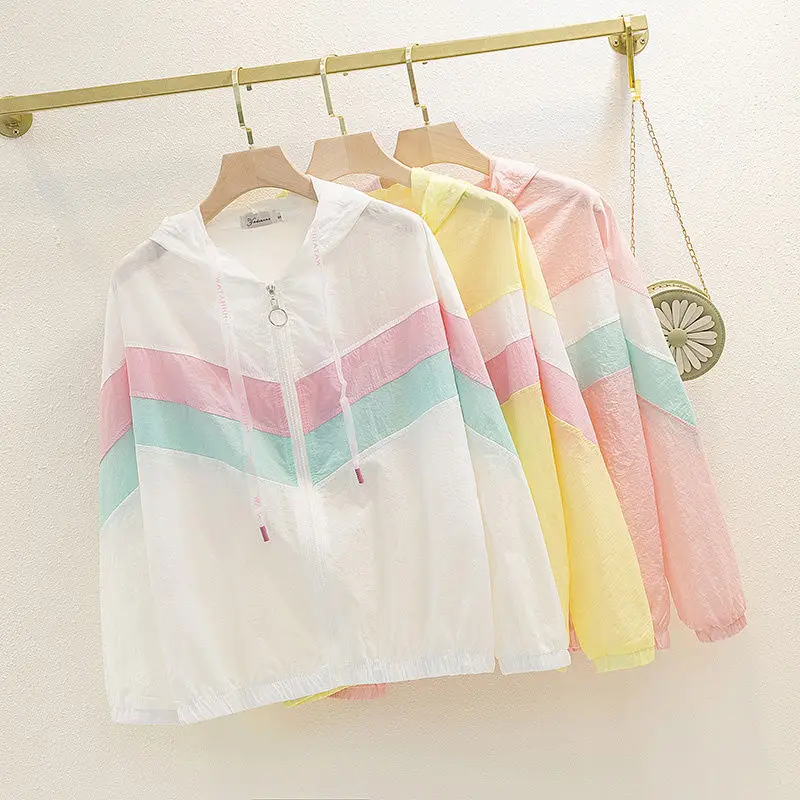 Summer Women Sun Protection Clothing Female Zip Up Hoodie Long Sleeve Outdoor Clothes Ladies Outdoor Windbreakers Jacket A26
Summer Women Sun Protection Clothing Female Zip Up Hoodie Long Sleeve Outdoor Clothes Ladies Outdoor Windbreakers Jacket A26