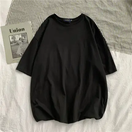 O Neck Loose Tshirt 2021 Summer Women Tee Shirt Spring/Autumn Casual Regular Appliques good quality
O Neck Loose Tshirt 2021 Summer Women Tee Shirt Spring/Autumn Casual Regular Appliques good quality