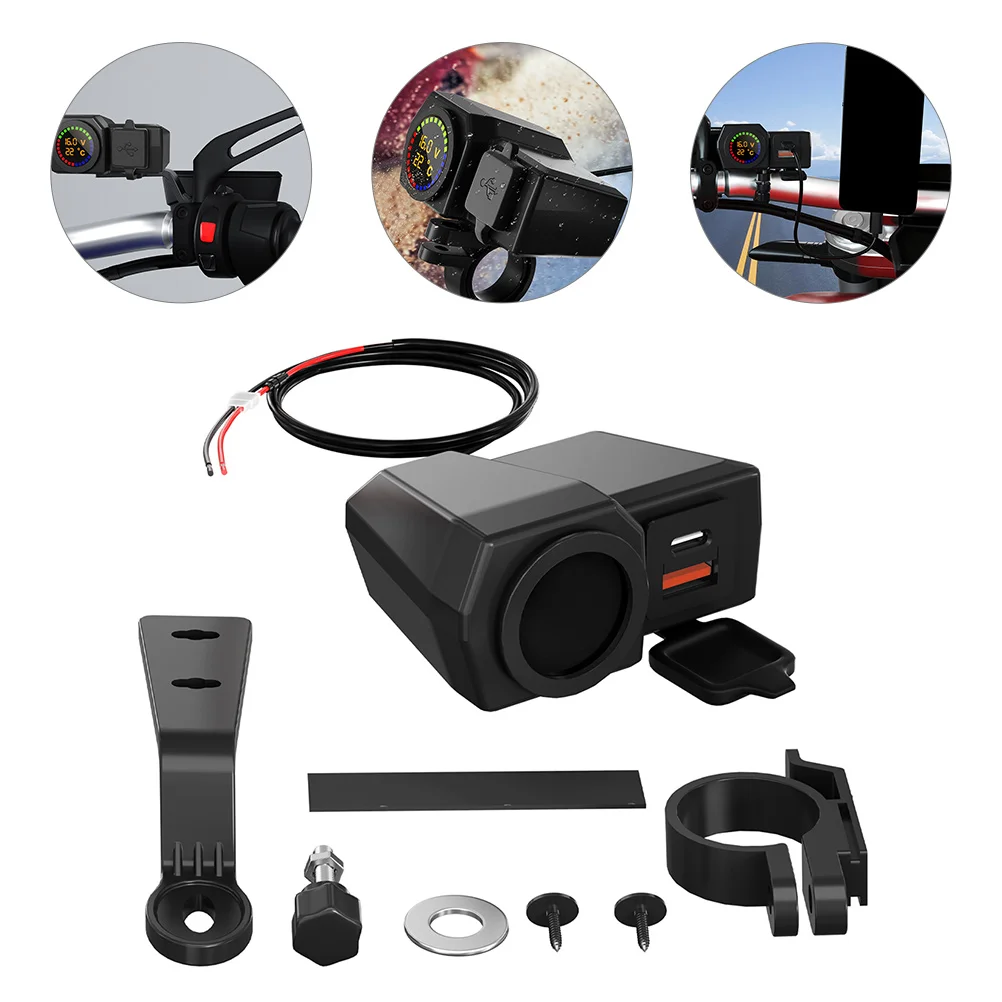Motorcycle Lighter Plug Charging Device USB Dual Ports Handlebar Adapter Motorbike Phone
Motorcycle Lighter Plug Charging Device USB Dual Ports Handlebar Adapter Motorbike Phone