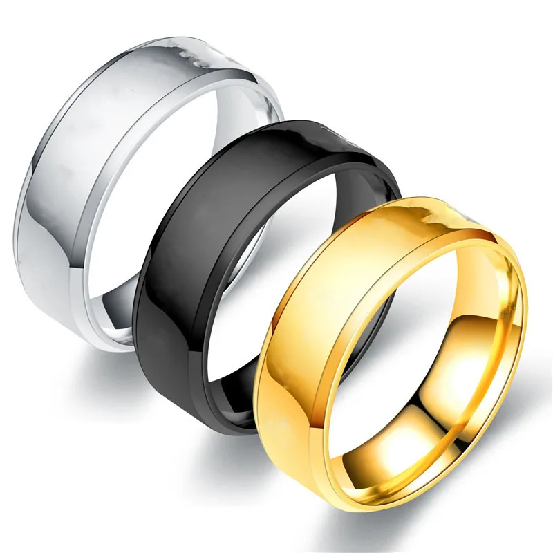 6mm Matt Stainless Steel Simple Design Plain Titanium Rings Gold Tone Silver Plated Black Blue Rings Men Woman Jewelry Gift
6mm Matt Stainless Steel Simple Design Plain Titanium Rings Gold Tone Silver Plated Black Blue Rings Men Woman Jewelry Gift