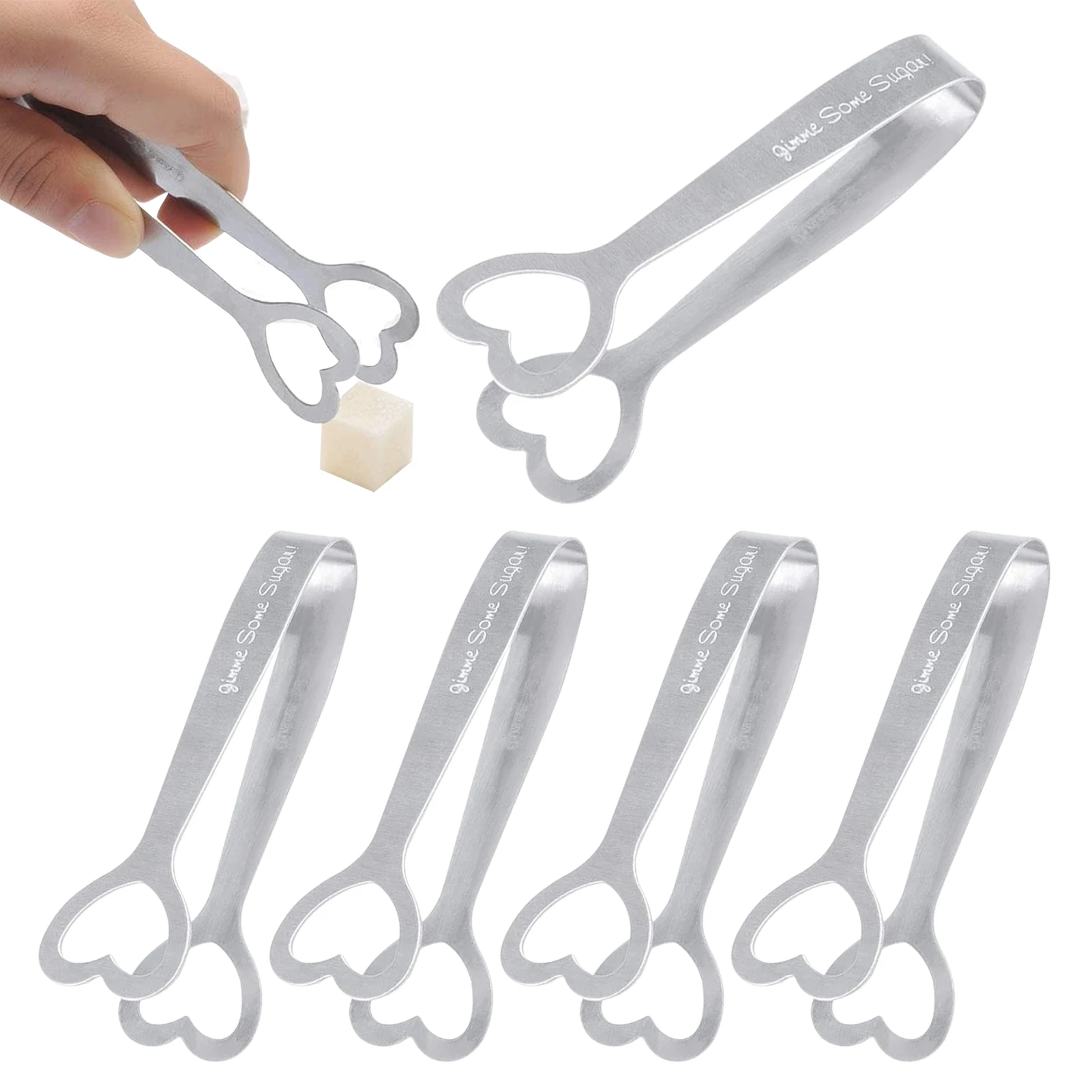 4Pcs Mini Ice Tongs Sugar Tongs U-Shaped Stainless Steel Candy Tongs Small U-Shaped Stainless Steel Candy Tongs Kitchen Small
4Pcs Mini Ice Tongs Sugar Tongs U-Shaped Stainless Steel Candy Tongs Small U-Shaped Stainless Steel Candy Tongs Kitchen Small