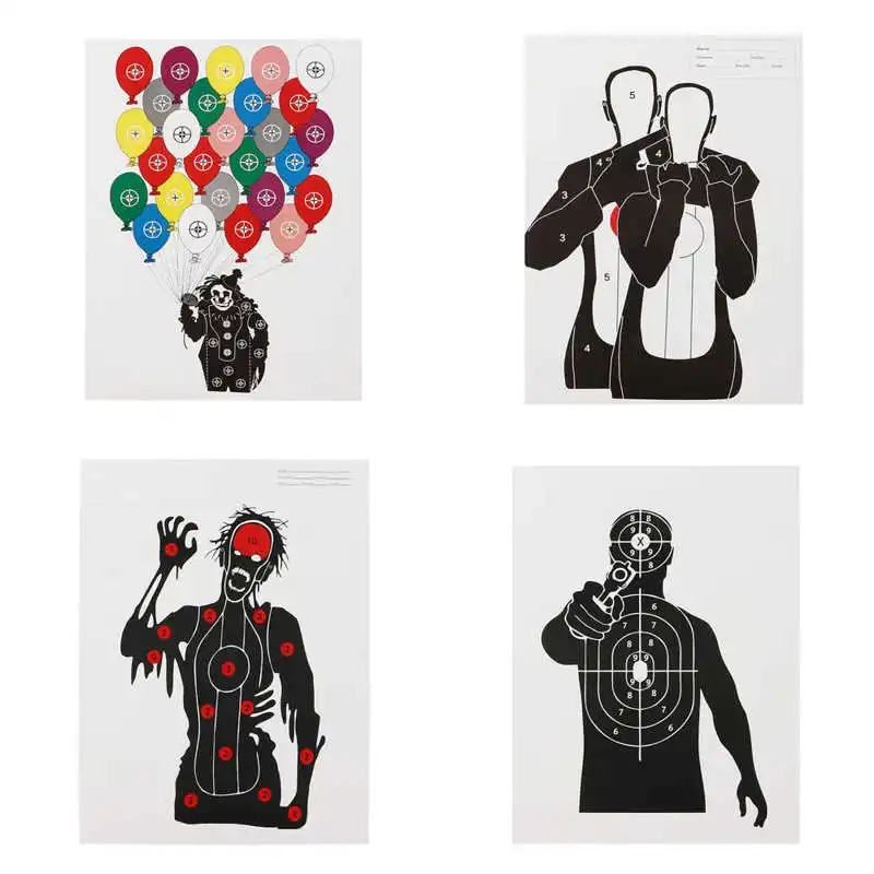 10Pcs 45x32cm Human Body Shape Targets Reactive Splatter Glow Fluorescent Paper Target For Archery Training
10Pcs 45x32cm Human Body Shape Targets Reactive Splatter Glow Fluorescent Paper Target For Archery Training