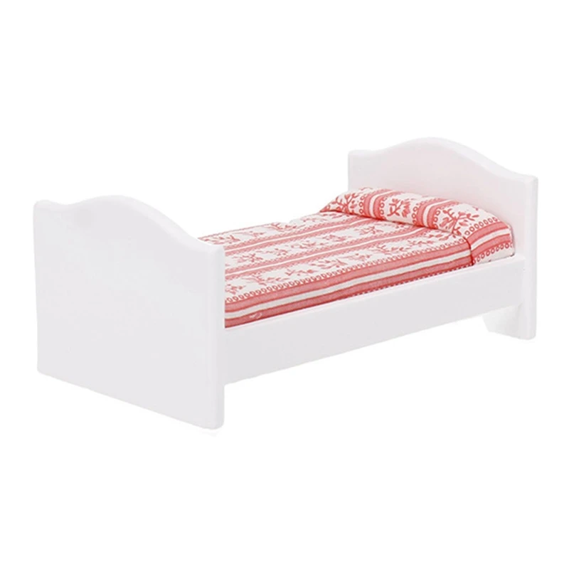 1/12 Scale Dollhouse Printed Wooden Bed, Cute Dollhouse Beds Portable Miniature Bed For Doll House Decoration
1/12 Scale Dollhouse Printed Wooden Bed, Cute Dollhouse Beds Portable Miniature Bed For Doll House Decoration