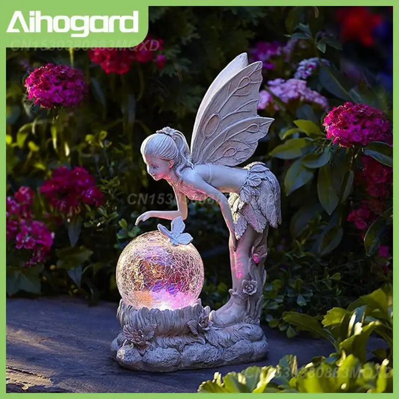 Fairy Statue Solar Color Changing Elf Led Light Fairy Statue Garden Ornament Resin Craft Landscaping Lawns Yard Ponds Decoration
Fairy Statue Solar Color Changing Elf Led Light Fairy Statue Garden Ornament Resin Craft Landscaping Lawns Yard Ponds Decoration