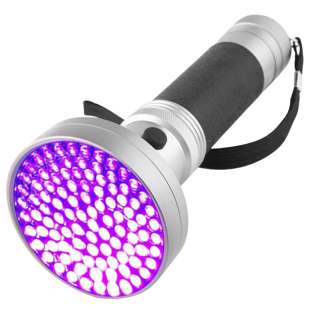 100LED UV Light Aluminum Flashlight Portable UV Lamp Torch Outdoor Inspection Purple Light
100LED UV Light Aluminum Flashlight Portable UV Lamp Torch Outdoor Inspection Purple Light