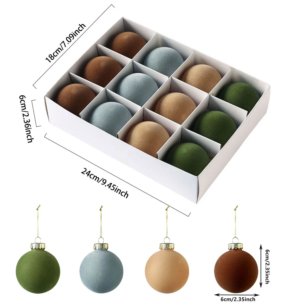 Бархатные елочные шары Enanal 6 см, 8 см
Бархатные елочные шары Enanal 6 см, 8 см