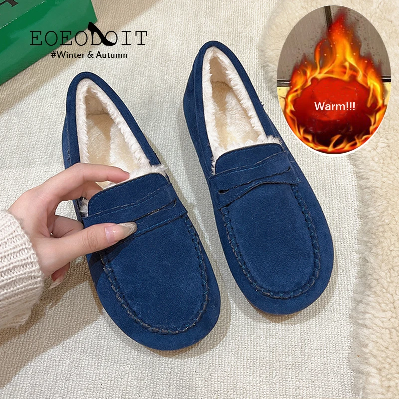Plus Size Winter Cotton Shoes Sneakes Women Flat Heel Slip-on Round Toe Warm Flats Shoes Plush Loafers
Plus Size Winter Cotton Shoes Sneakes Women Flat Heel Slip-on Round Toe Warm Flats Shoes Plush Loafers