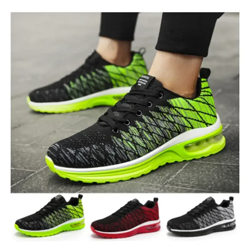 Running Shoes Fashion Breathable Outdoor Male Sports Shoes Lightweight Sneakers Women Comfortable Athletic Footwear 
Running Shoes Fashion Breathable Outdoor Male Sports Shoes Lightweight Sneakers Women Comfortable Athletic Footwear
