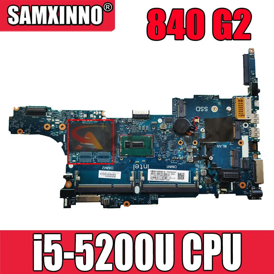 799510-001 799510-501 799510-601 для HP EliteBook 840 G2 материнская плата для ноутбука 6050A2637901-MB-A02 с i5-5200U CPU 100% протестирована
799510-001 799510-501 799510-601 для HP EliteBook 840 G2 материнская плата для ноутбука 6050A2637901-MB-A02 с i5-5200U CPU 100% протестирована
