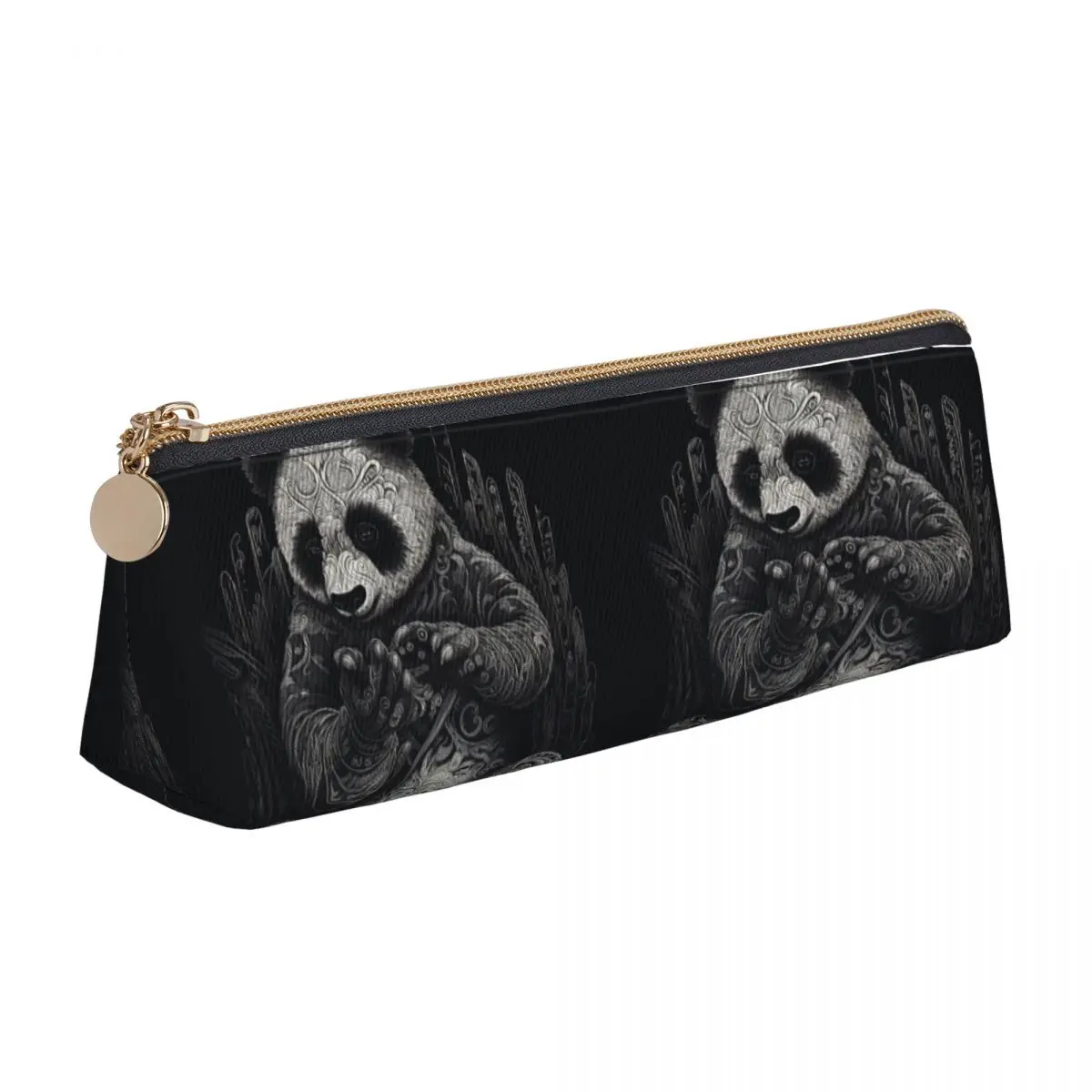 Panda Leather Pencil Case Intricate Lines Simple Zipper Pencil Box School Boy Girl Triangle Pen Pouch
Panda Leather Pencil Case Intricate Lines Simple Zipper Pencil Box School Boy Girl Triangle Pen Pouch