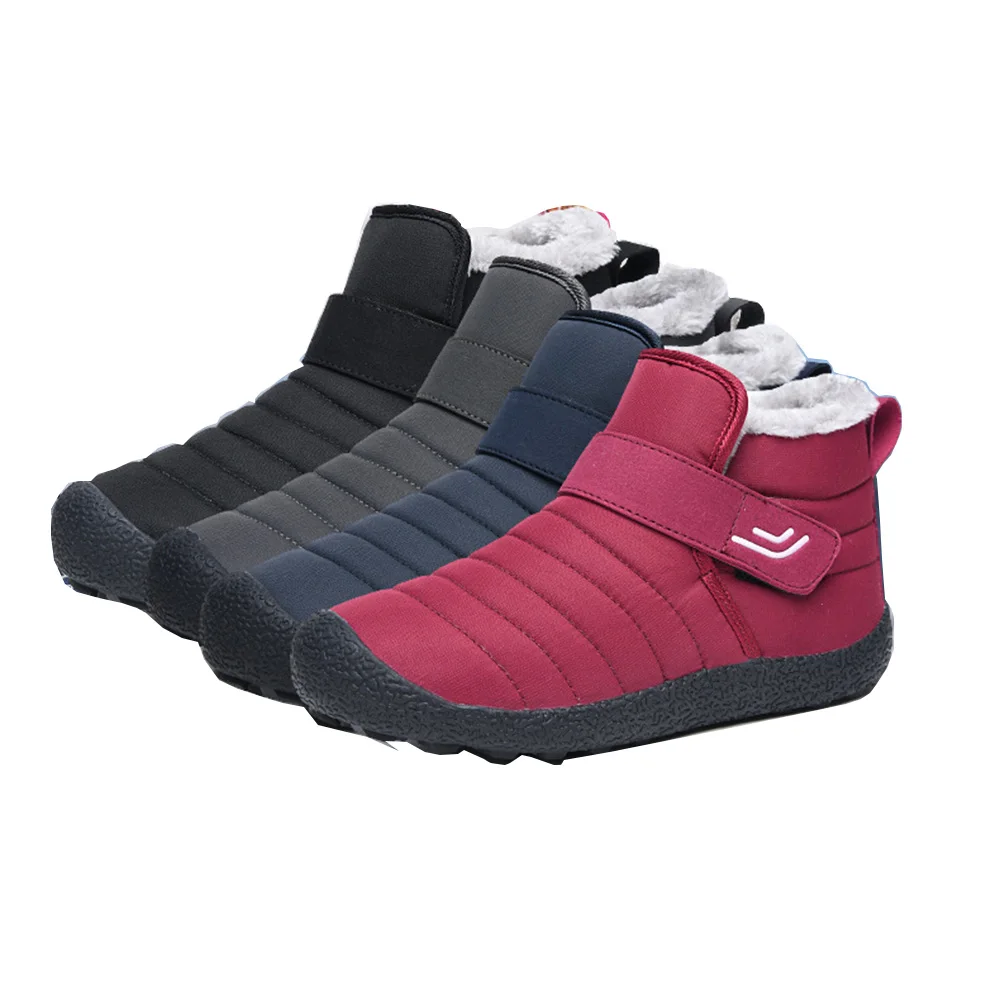 Women Men Short Boots Anti-slip Plush Fur Inside Warm Outdoor Boots Large Size Range
Women Men Short Boots Anti-slip Plush Fur Inside Warm Outdoor Boots Large Size Range
