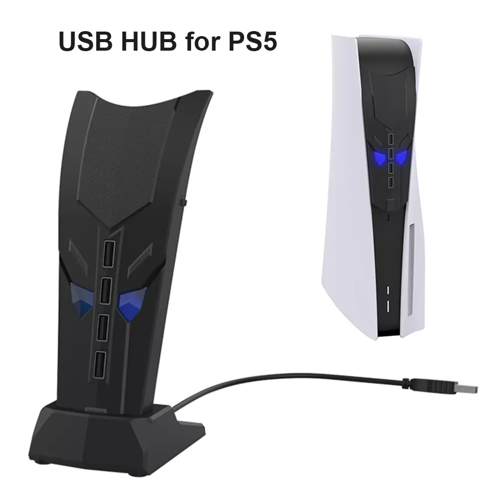 4 Port USB Hub High Speed USB Splitter Expander Hub Adapter for PS5 PlayStation 5 PS4 Xbox One Nintend Switch Game Console
4 Port USB Hub High Speed USB Splitter Expander Hub Adapter for PS5 PlayStation 5 PS4 Xbox One Nintend Switch Game Console