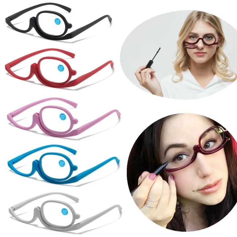 Elbru Magnifying Glasses Women Rotating Makeup Reading Glasses Anti Blue Light Folding Reading Eyeglasses Cosmetic Eyewear +1+4
Elbru Magnifying Glasses Women Rotating Makeup Reading Glasses Anti Blue Light Folding Reading Eyeglasses Cosmetic Eyewear +1+4