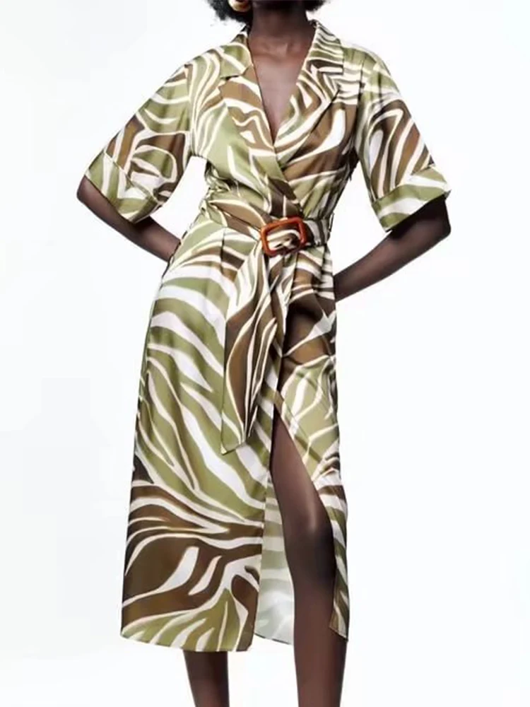 Women Striped Dress With Belt 2022 Summer Vintage Female Short Sleeve Dresses Notched High Waist Beach Party Vestidos Mujer
Women Striped Dress With Belt 2022 Summer Vintage Female Short Sleeve Dresses Notched High Waist Beach Party Vestidos Mujer