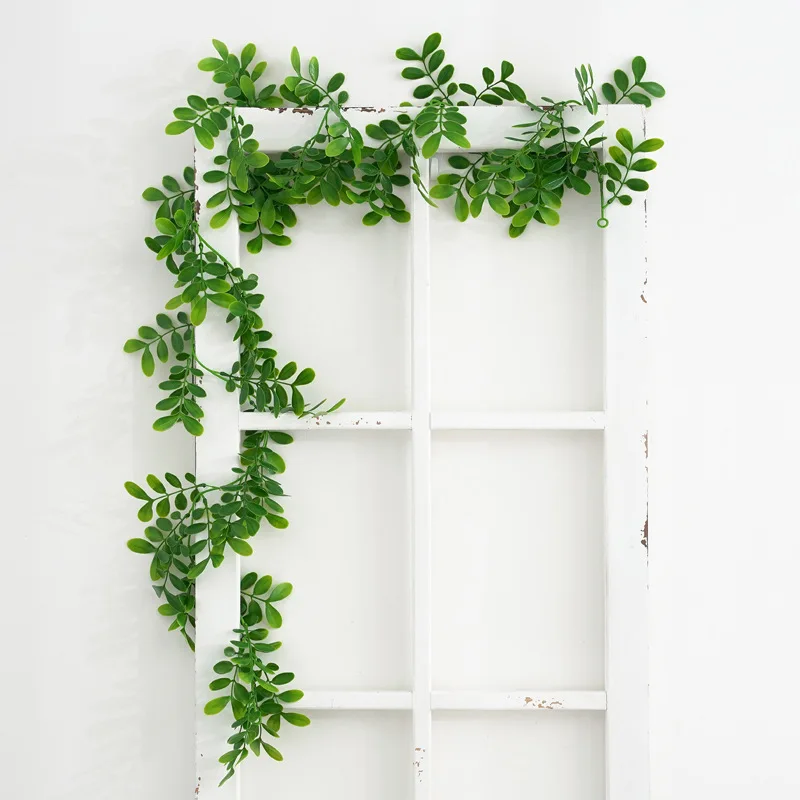 180cm Eucalyptus Leaf Artificial Ivy Leaf Wisteria Artificial Flower Vine Fake Plant Vine Wedding Birthday Party Decoration
180cm Eucalyptus Leaf Artificial Ivy Leaf Wisteria Artificial Flower Vine Fake Plant Vine Wedding Birthday Party Decoration