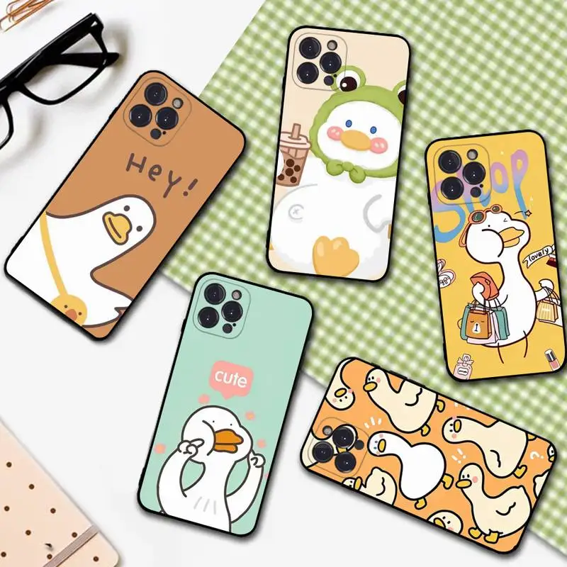 Cute Cartoon Duck Phone Case For iPhone 6 7 8 Plus 11 12 13 14 Pro SE 2020 MAX Mini X XS XR Back Funda Cover
Cute Cartoon Duck Phone Case For iPhone 6 7 8 Plus 11 12 13 14 Pro SE 2020 MAX Mini X XS XR Back Funda Cover