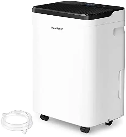 Sq. Ft Dehumidifiers for Home and Basements' 70 Pints Moisture Removal, Whole House Dehumidifier with Auto Shut-off, Portabl
Sq. Ft Dehumidifiers for Home and Basements' 70 Pints Moisture Removal, Whole House Dehumidifier with Auto Shut-off, Portabl