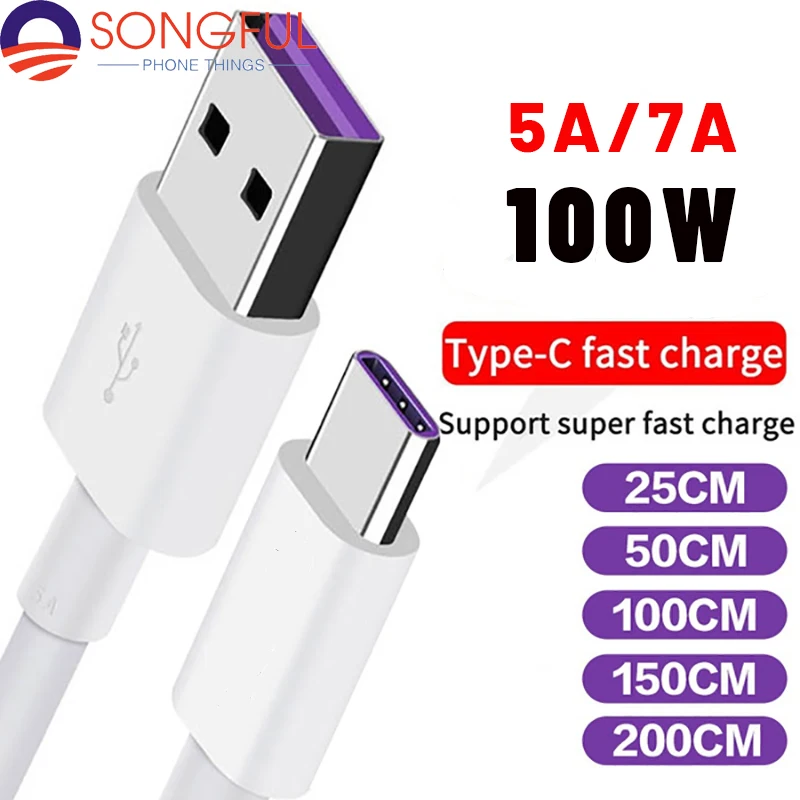 5A/7A Type C USB Cable Super-Fast Charging Cable Fast Charge USB Charger Cables Data Cord Wire Line for Huawei Xiaomi Samsung
5A/7A Type C USB Cable Super-Fast Charging Cable Fast Charge USB Charger Cables Data Cord Wire Line for Huawei Xiaomi Samsung