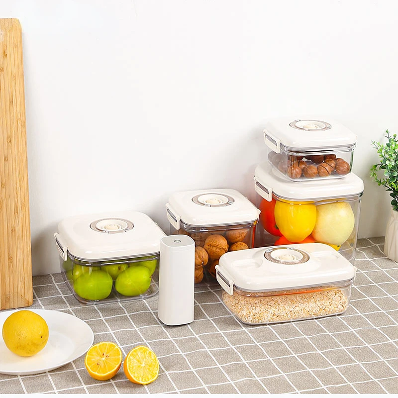 Rectangle Square Vacuum Container Different Capacity Vacuum Sealer Box Kitchen Storage Fresh Food Keeping Box
Rectangle Square Vacuum Container Different Capacity Vacuum Sealer Box Kitchen Storage Fresh Food Keeping Box