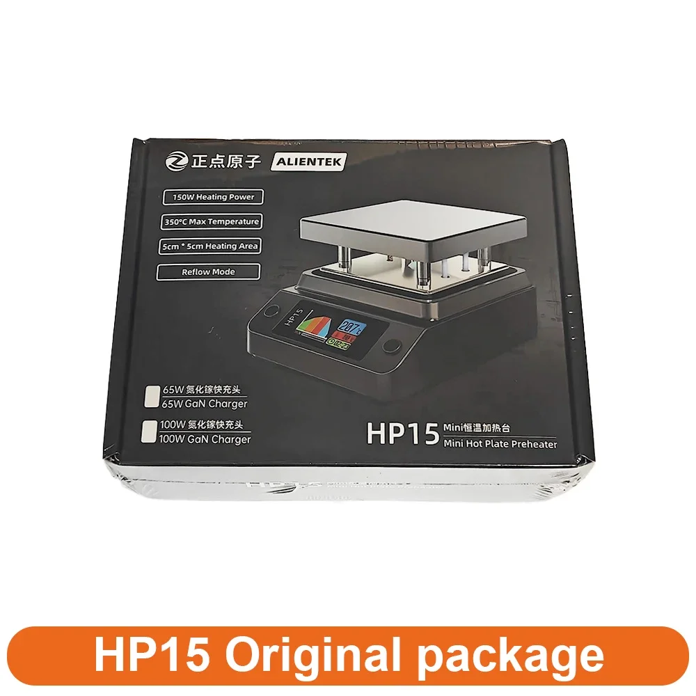 ALIENTEK HP15 Мини-нагреватель горячей пластины SMD Нагревательная пластина PD DC 150 Вт Мощность печатной платы Паяльные станции Инструмент для ремонта
ALIENTEK HP15 Мини-нагреватель горячей пластины SMD Нагревательная пластина PD DC 150 Вт Мощность печатной платы Паяльные станции Инструмент для ремонта