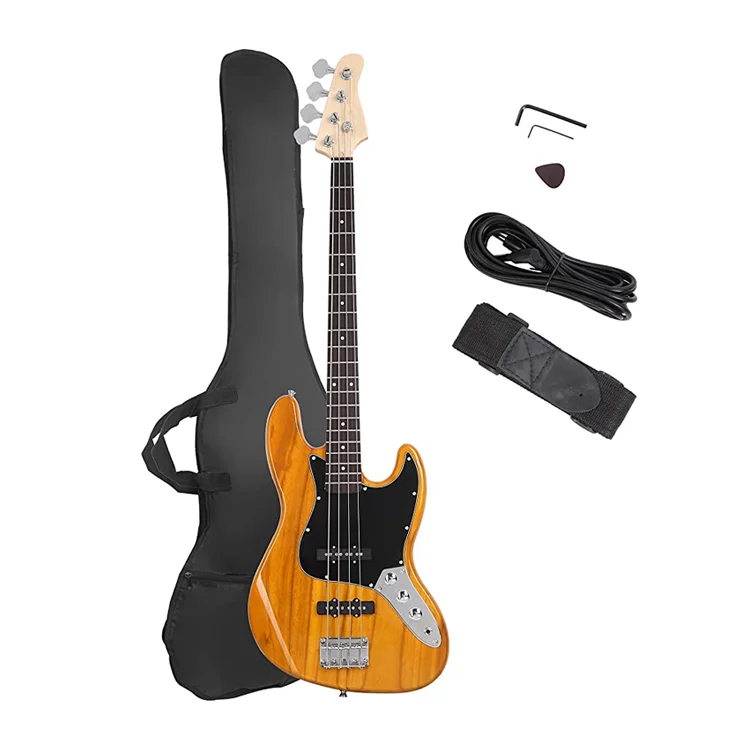 HUASHENG Full Size Electric Guitar Bass Kit OEM 4 Strings GJazz Electric Bass for Professional Beginner Kid Adult
HUASHENG Full Size Electric Guitar Bass Kit OEM 4 Strings GJazz Electric Bass for Professional Beginner Kid Adult