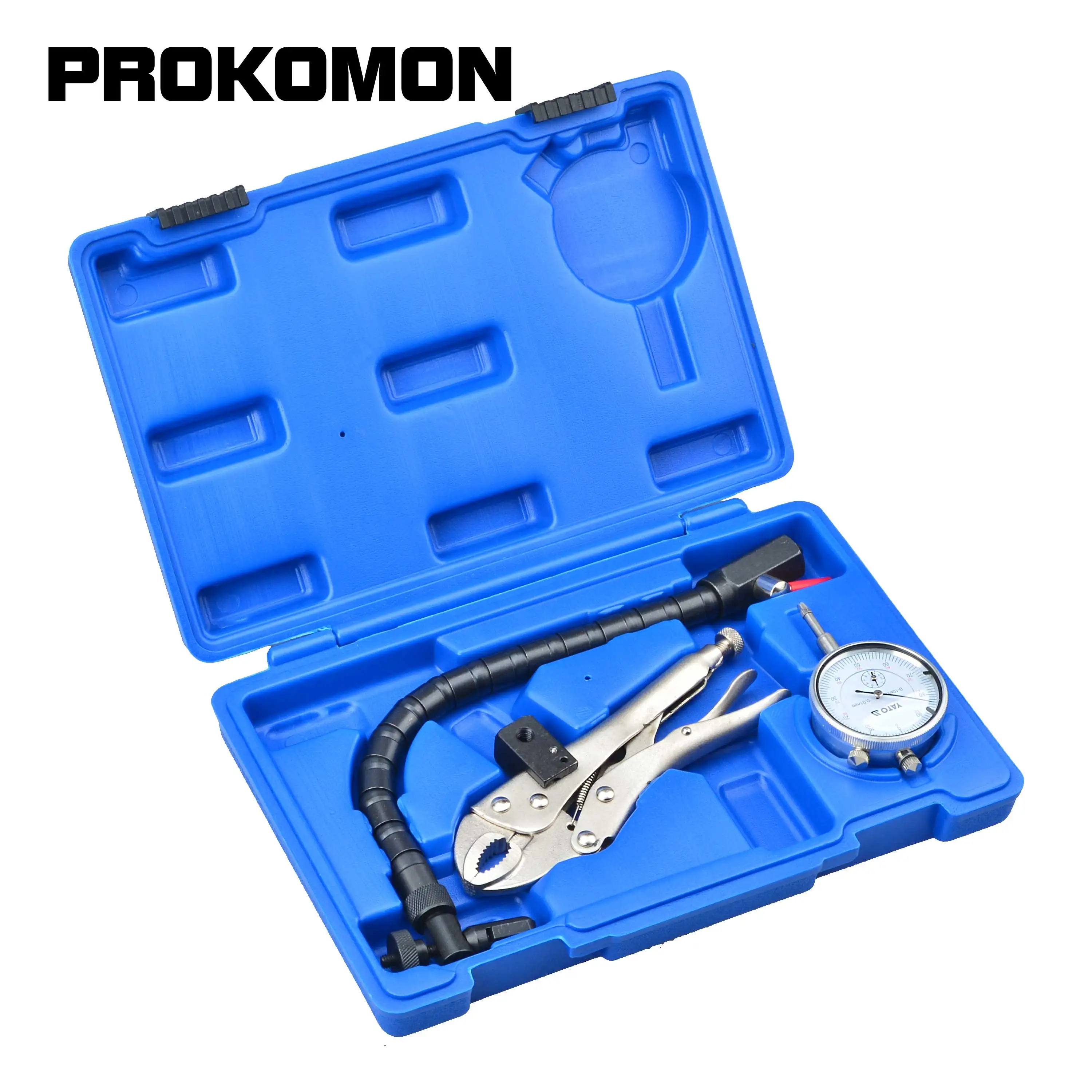 Prokomon 3 Piece Brake Disc Run Out Kit with DTI Gauge Including Ball Joint Wear Tool Toolkit
Prokomon 3 Piece Brake Disc Run Out Kit with DTI Gauge Including Ball Joint Wear Tool Toolkit