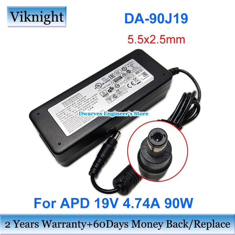 Original NB-90A19 DA-90J19 19V 4.74A 90W APD AC Adapter for GNB-G5 Nas DNS 340L WD EX4100 DLINK 3 AP2011 LED Monitor Charger
Original NB-90A19 DA-90J19 19V 4.74A 90W APD AC Adapter for GNB-G5 Nas DNS 340L WD EX4100 DLINK 3 AP2011 LED Monitor Charger