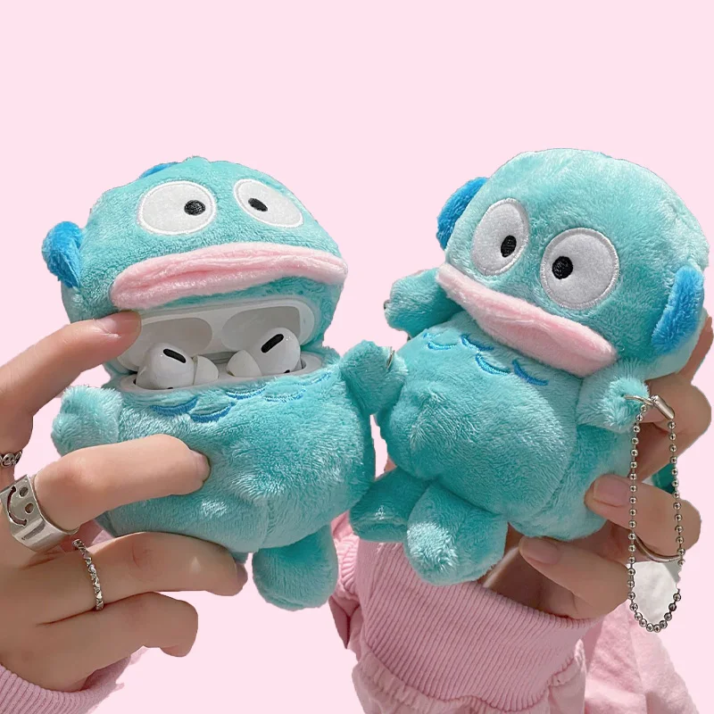 Sanrio Hangyodon Kawaii Plush Headphone Cover for Airpods 1 2 3 Pro Bluetooth Wireless Headphones Soft Silicone Drop-proof Cover
Sanrio Hangyodon Kawaii Plush Headphone Cover for Airpods 1 2 3 Pro Bluetooth Wireless Headphones Soft Silicone Drop-proof Cover