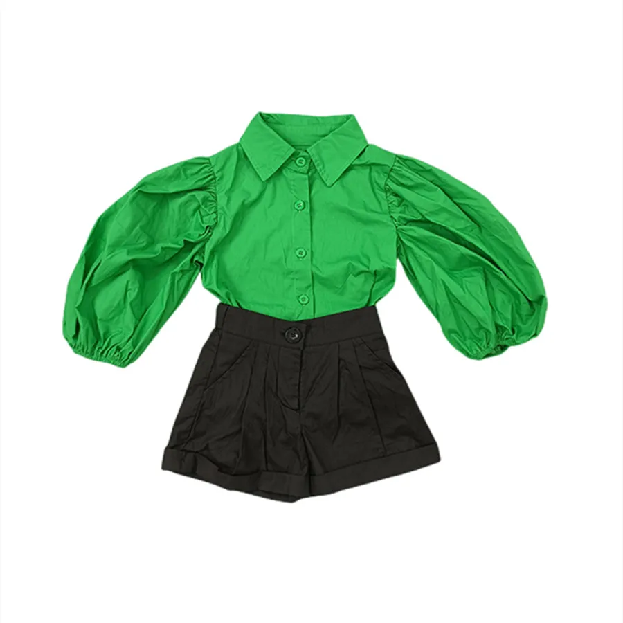 Children Autumn Clothes Set Toddler Girls Lantern Sleeve Tops Blouses +Black Shorts for 1-8Y Kids Fashion Streetwear Clothing 6Y
Children Autumn Clothes Set Toddler Girls Lantern Sleeve Tops Blouses +Black Shorts for 1-8Y Kids Fashion Streetwear Clothing 6Y