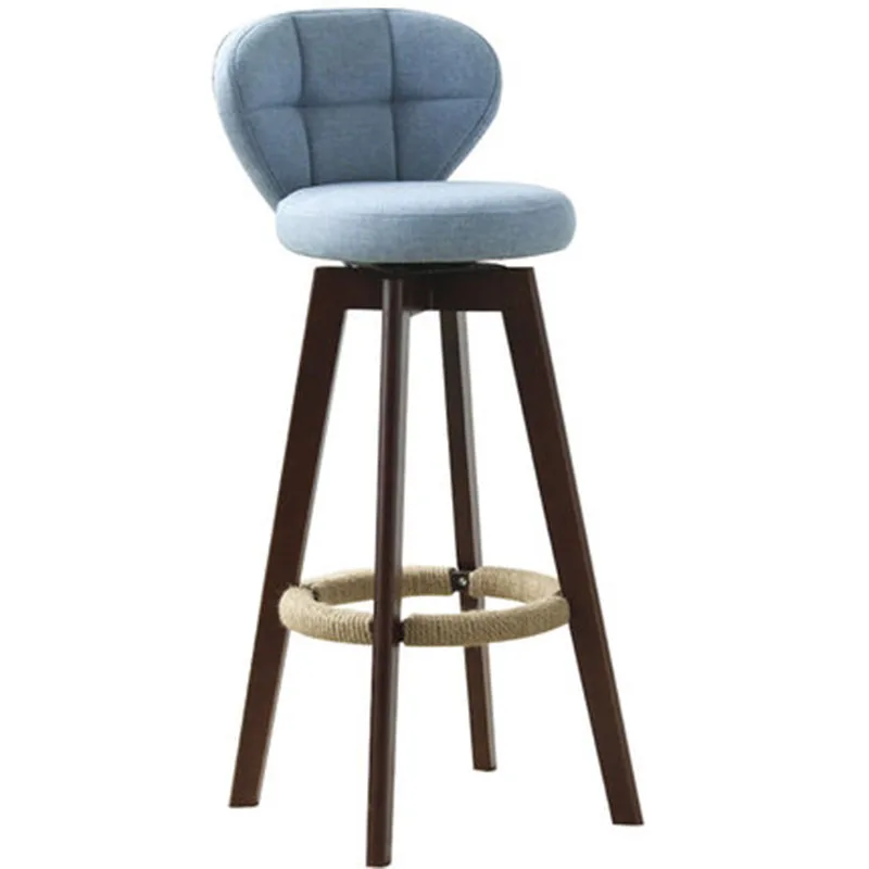 European Style Vintage Color Twine Bar Chair High Stool Home Comfort Beech Material
European Style Vintage Color Twine Bar Chair High Stool Home Comfort Beech Material