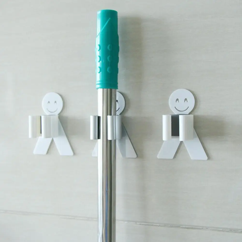 1 Pcs Smile Non-marking Sticker Broom Mop Clip Bathroom Wall Clip Storage Mounted Multifunctional Home Toilet Accessories C E6I8
1 Pcs Smile Non-marking Sticker Broom Mop Clip Bathroom Wall Clip Storage Mounted Multifunctional Home Toilet Accessories C E6I8
